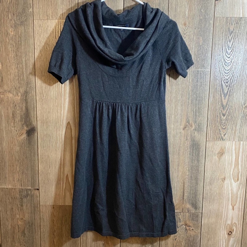 BANANA Republic Factory Angora Blend Gray Dress S